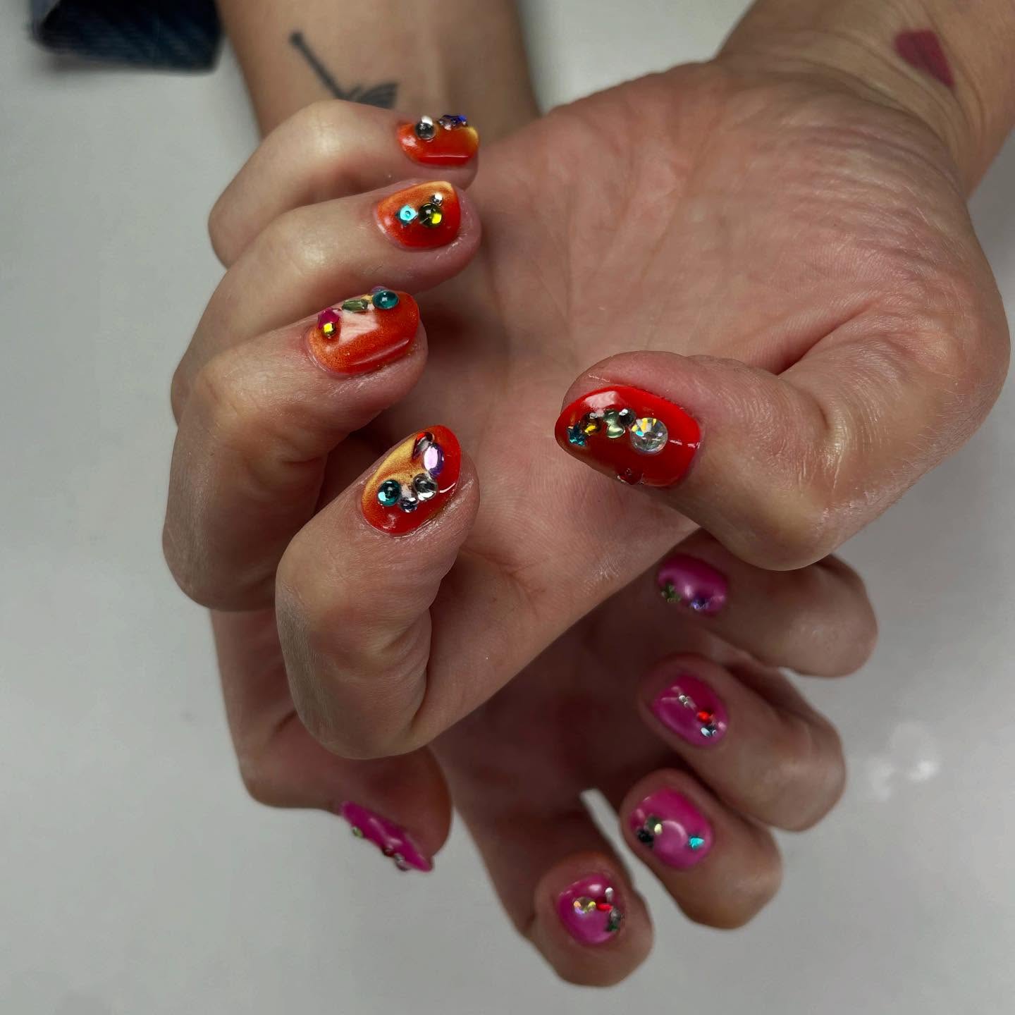 Level 1 basic design nails 5